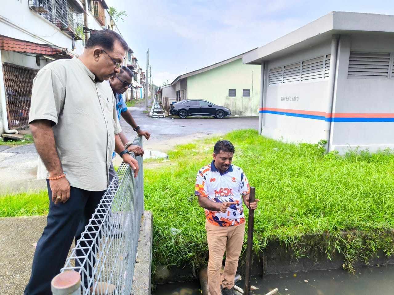 LAWATAN PEMERIKSAAN DI KAWASAN LONGKANG PERUMAHAN & LONGKANG BESAR 