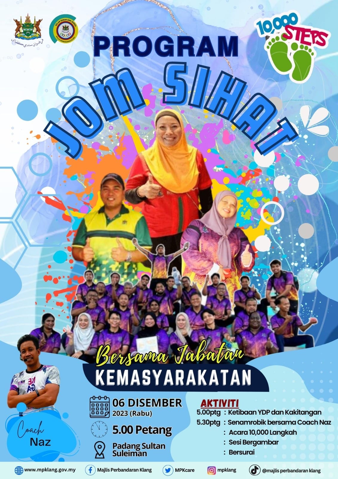 PROGRAM JOM SIHAT ANJURAN JABATAN KEMASYARAKATAN MPK