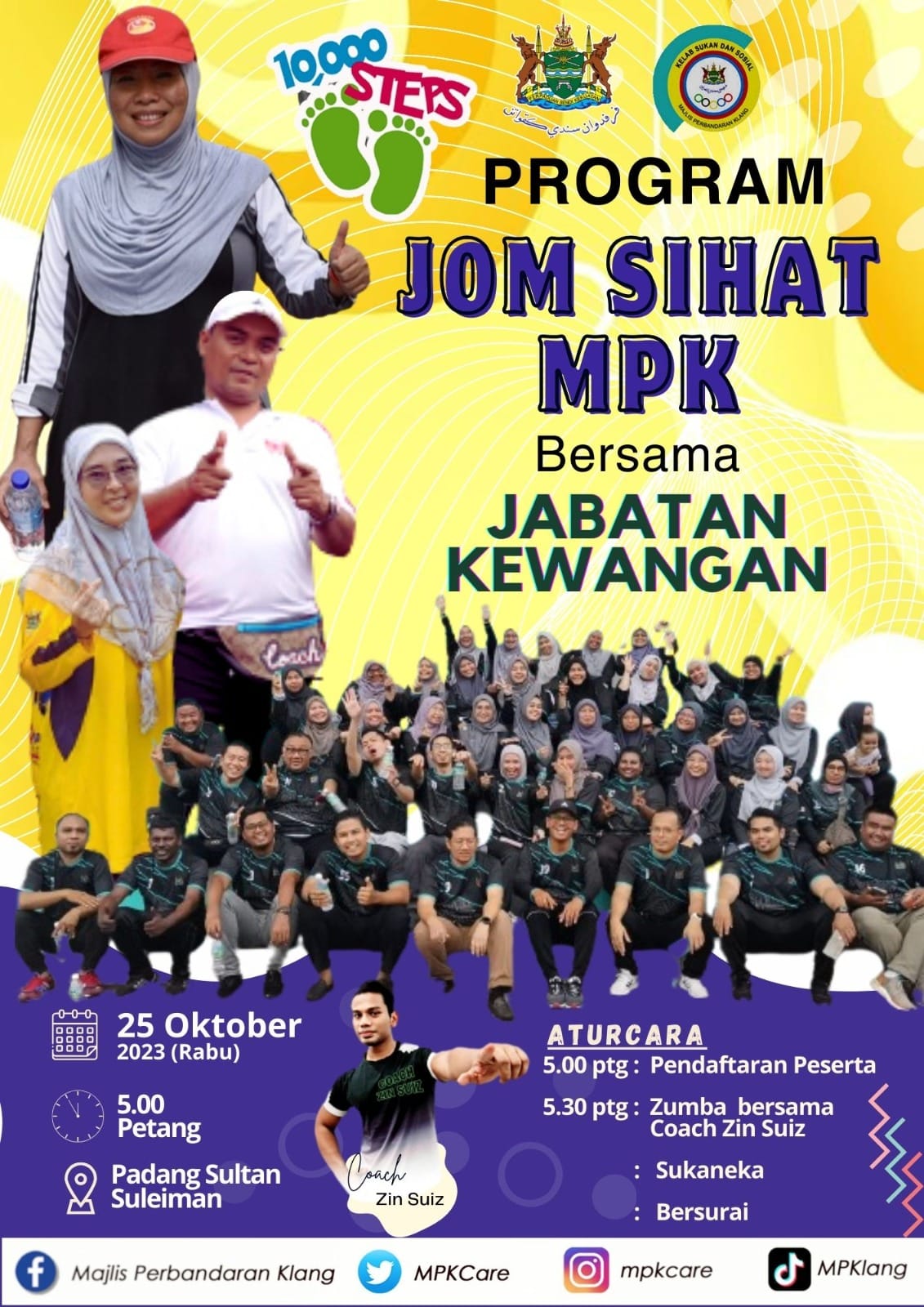 PROGRAM JOM SIHAT ANJURAN JABATAN KEWANGAN