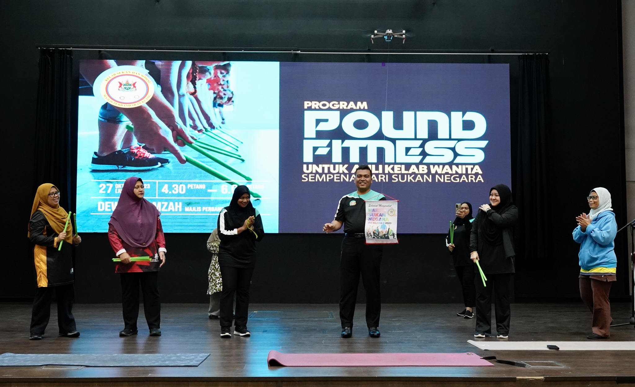 PROGRAM POUND FITNESSS AHLI WANITA KELAB SUKAN & SOSIAL MPK 