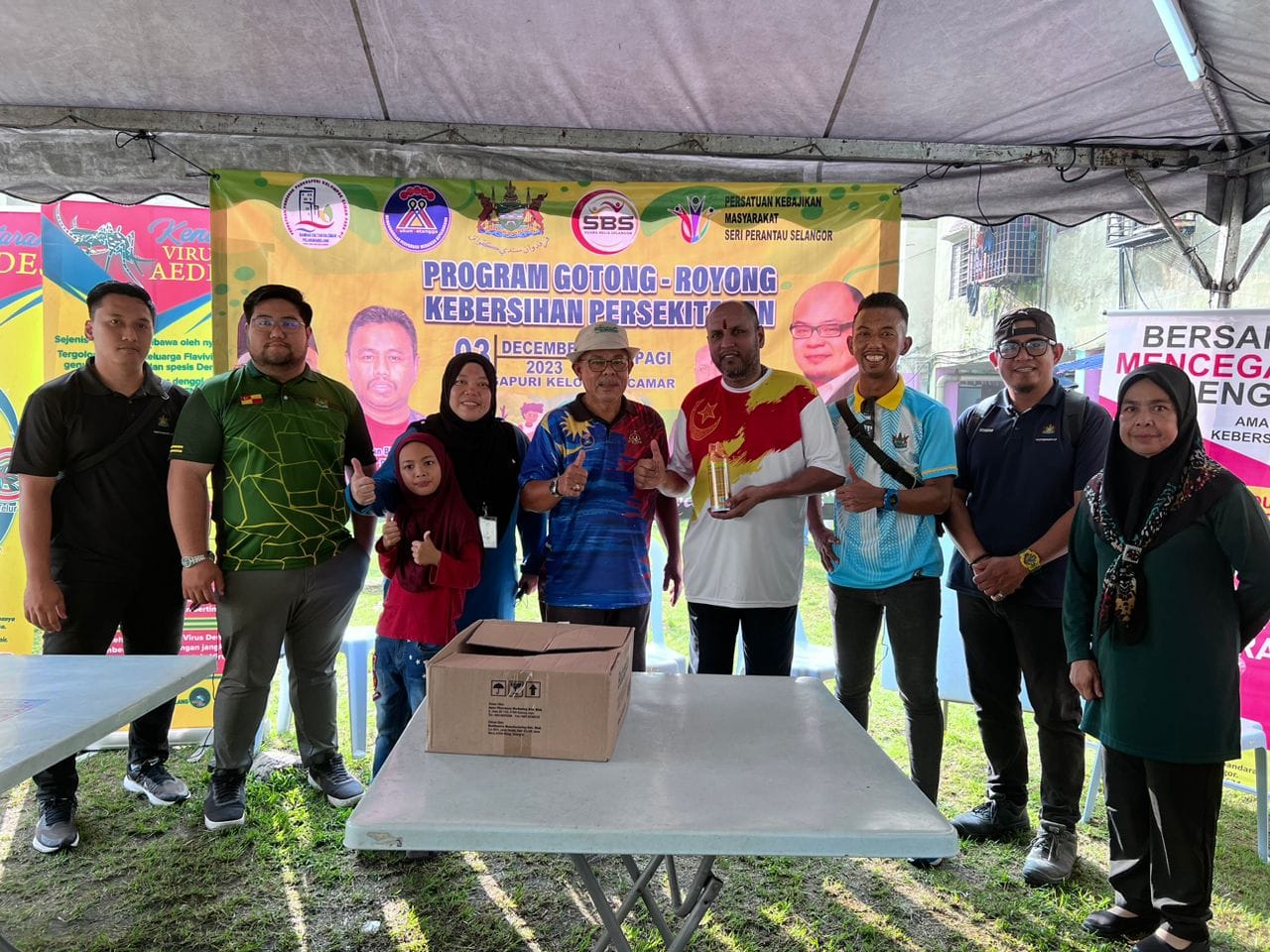 PROGRAM GOTONG ROYONG MEMBENTERAS DENGGI BERSAMA PENDUDUK