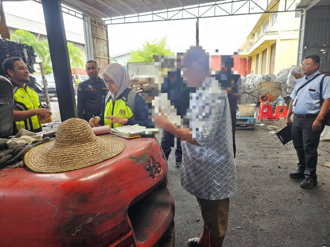 OPERASI BERSEPADU ADUAN KILANG HARAM BANDAR SULTAN SULEIMAN