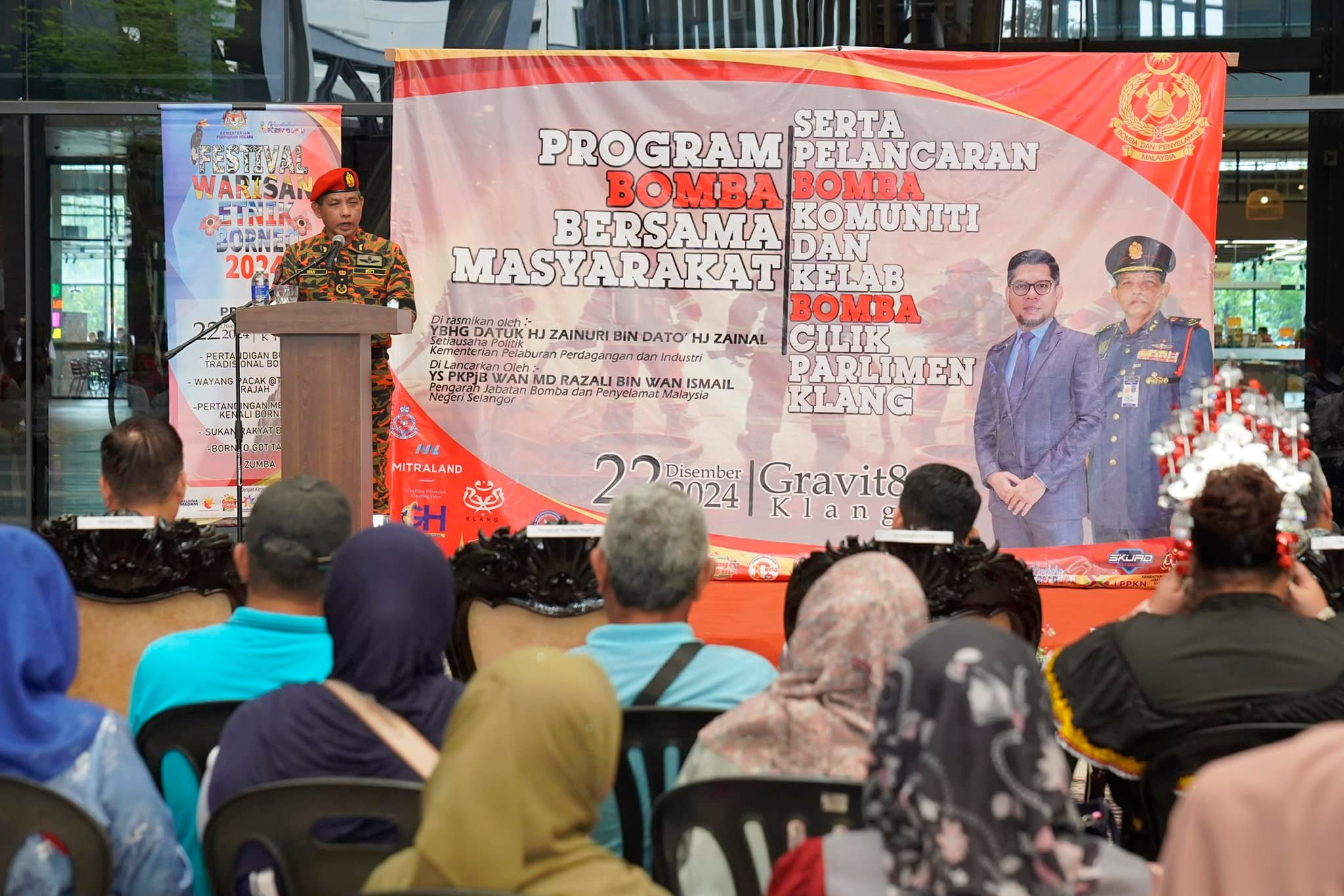 PROGRAM BOMBA BERSAMA MASYARAKAT DAN FESTIVAL WARISAN ETNIK BORNEO