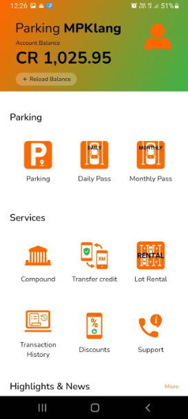 SMARTPARKING MBDK - DELETE ACCOUNT