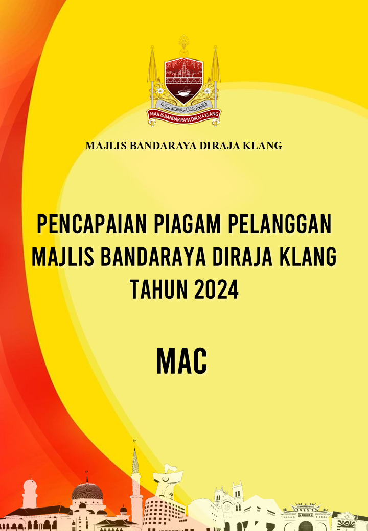 Piagam Pelanggan Majlis Bandaraya Diraja Klang Bulan Mac 2024